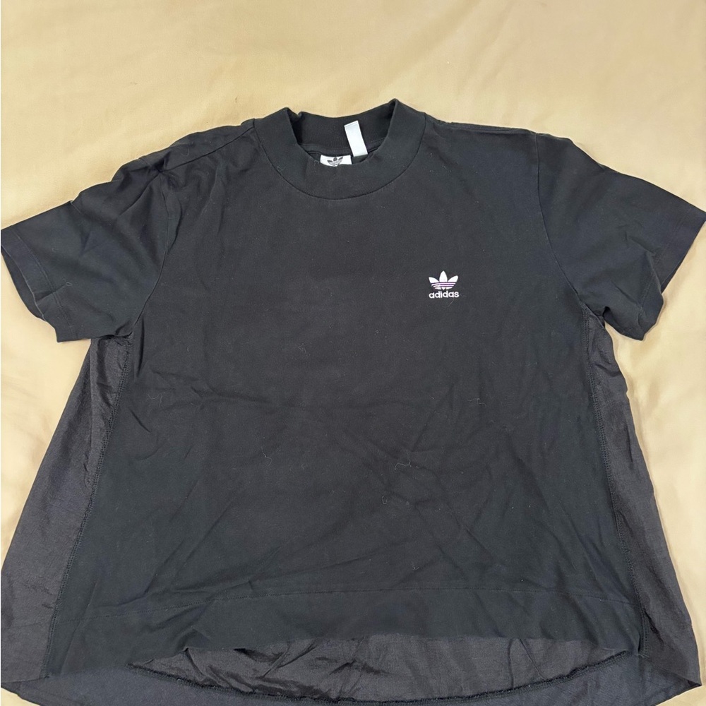 Adidas Womens Short Sleeve Black Tee